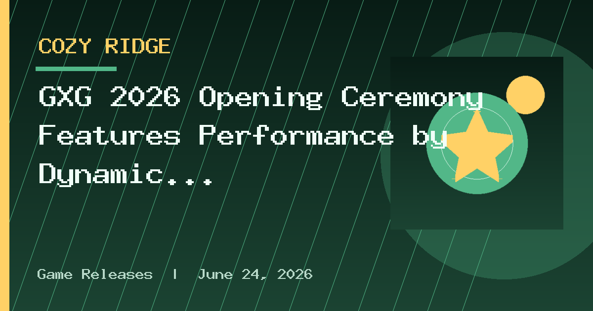 GXG 2026 Opening Ceremony Features Performance by Dynamic Duo