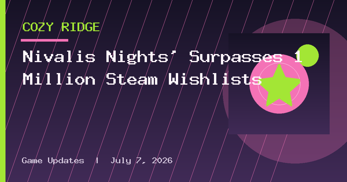 Nivalis Nights' Surpasses 1 Million Steam Wishlists